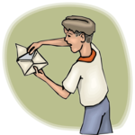 Boy with Letter