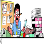 Desk Scene - Man 2