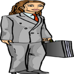 Woman in Suit
