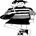 Girl with Purse 1