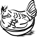 Chicken in Bowl