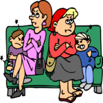 Mothers in Waiting Room