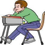 Student at Desk 2