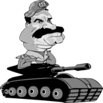 Hussein In Tank