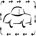 Car with Arrows
