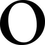 Greek Omicron 3