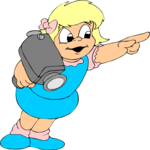 Girl & Video Camera