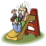 Boy on Slide