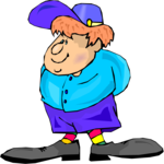 Boy with Big Feet