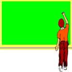 Student at Chalkboard 1