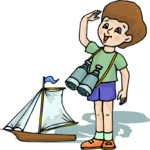 Boy with Toy Boat 2