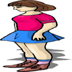 Girl in Skirt 1