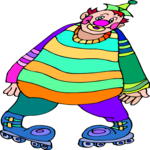 Clown Skating 2