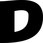 Slanted D
