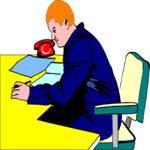 Man at Desk 1