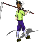 Man with Scythe 1