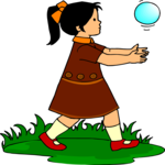 Girl with Ball 5