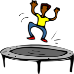 Boy on Trampoline 2