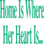 Home is Where Her Heart Is
