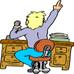 Man at Desk 12