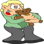 Holding Teddy Bear