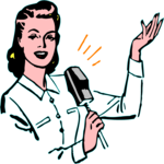 Woman & Microphone