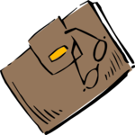 Folder with Glasses