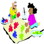 Finger Painting 1