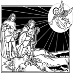 Shepherds & Angel