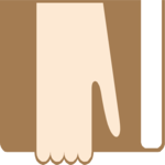 Book & Hand