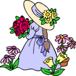 Girl with Flowers 04