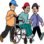 Kids with Wheelchair