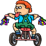 Boy on Tricycle 2