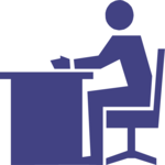Worker at Desk