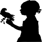 Girl & Bird 1