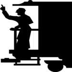 Man on Train