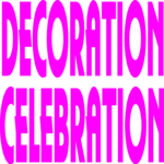 Decoration Celebration