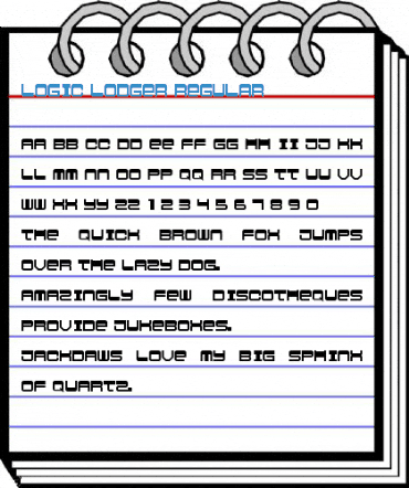 Logic lodger Regular Font