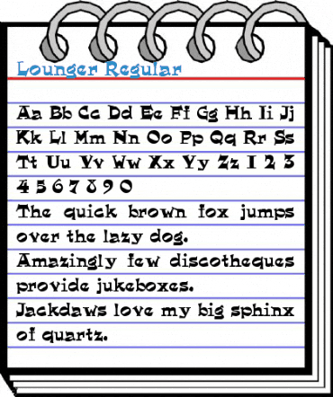 Lounger Regular Font