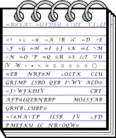 Lucida Bright Math Symbol Regular Font