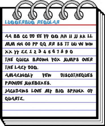 LuggerBug Regular Font
