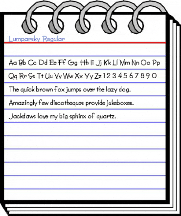 Lumparsky Regular Font