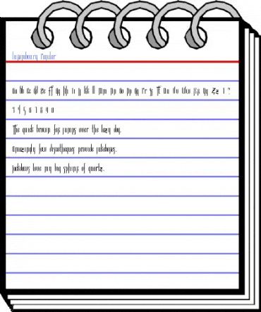 Luxembourg Regular Font