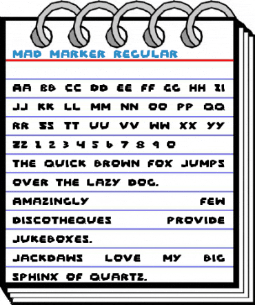 Mad Marker Regular Font
