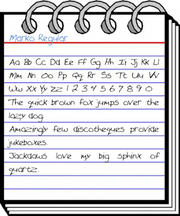 Marko Regular Font