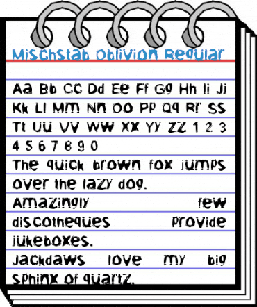 Mischstab Oblivion Regular Font