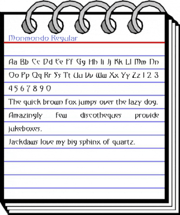 Monmondo Regular Font
