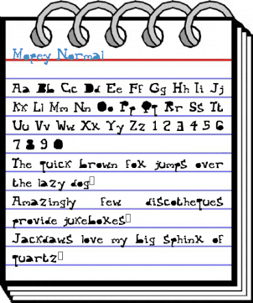 Mopey Normal Font