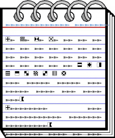 NauticalFlags Regular Font