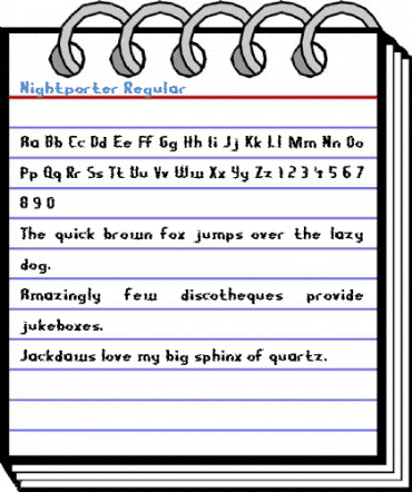 Nightporter Regular Font